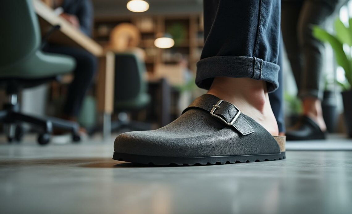 découvrez les avantages des chaussures professionnelles birkenstock, idéales pour les longues heures de travail. confort inégalé, soutien ergonomique et design élégant pour une journée productive sans douleur. optez pour des chaussures qui allient style et bien-être au quotidien.