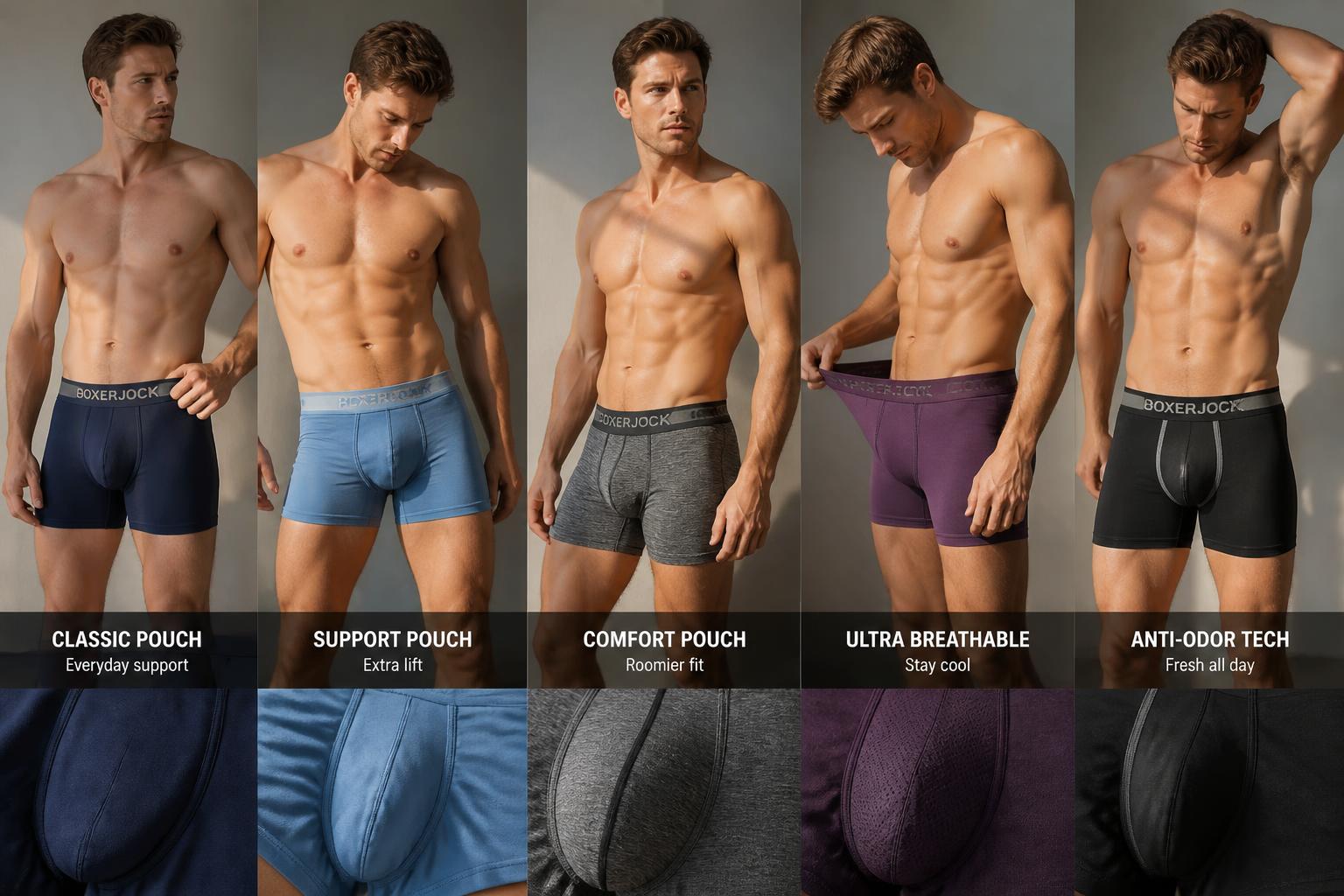 découvrez notre comparatif des meilleures marques de boxers homme avec poche ergonomique, alliant confort, praticité et style pour un quotidien plus facile.
