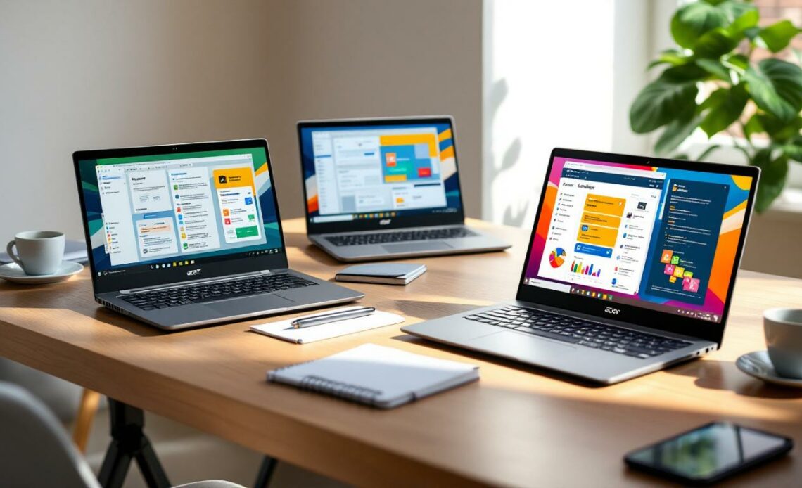 découvrez notre comparatif des ordinateurs portables acer 15 pouces, spécialement sélectionnés pour répondre aux besoins des étudiants en alliant performance, mobilité et budget.