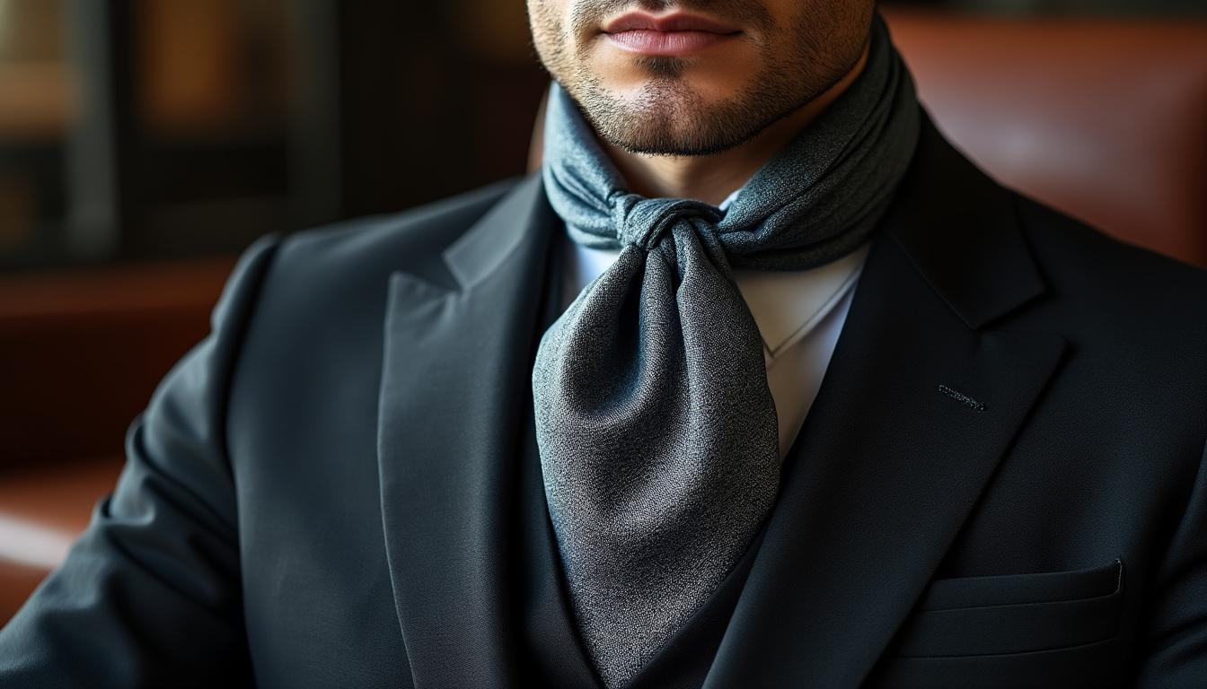 découvrez l'élégance intemporelle avec nos cravates foulard pour homme, agrémentées de nœuds raffinés. alliez confort et style dans vos tenues masculines grâce à nos créations alliant l'art du stylisme et les tendances mode actuelles. parfaites pour toutes les occasions, ces cravates ajoutent une touche sophistiquée à votre look.