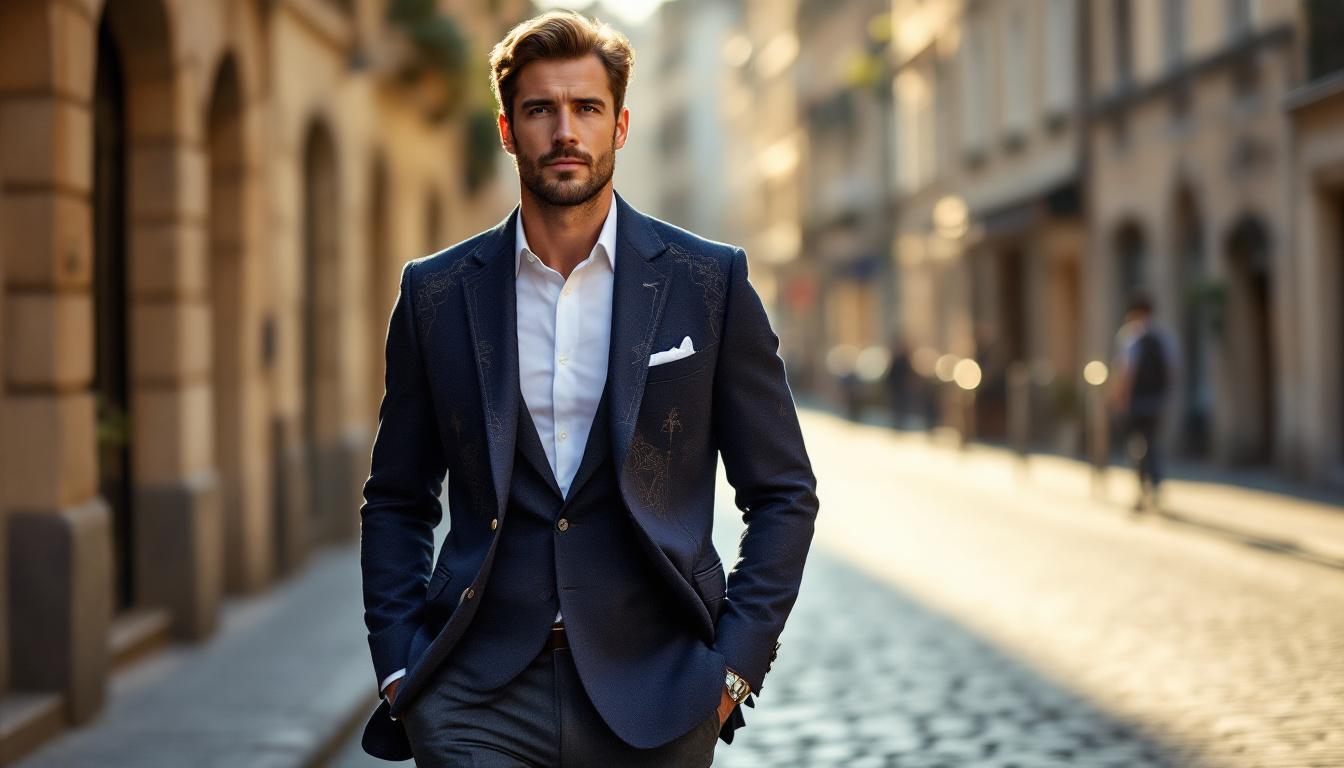 apprenez à choisir la veste personnalisée homme parfaite pour un style unique et une impression durable.