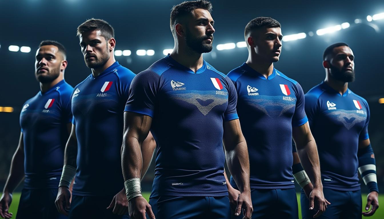 découvrez le nouveau maillot de l'équipe de france de rugby 2012, alliant confort et style avec un design innovant qui reflète l'esprit compétitif des bleus. soyez prêts à soutenir votre équipe avec élégance!
