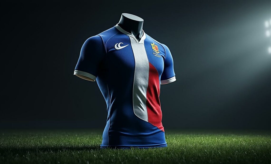 découvrez le nouveau maillot de l'équipe de france de rugby 2012, alliant tradition et modernité avec un design innovant qui représente fièrement les couleurs de notre nation sur le terrain.
