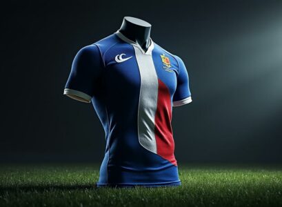découvrez le nouveau maillot de l'équipe de france de rugby 2012, alliant tradition et modernité avec un design innovant qui représente fièrement les couleurs de notre nation sur le terrain.