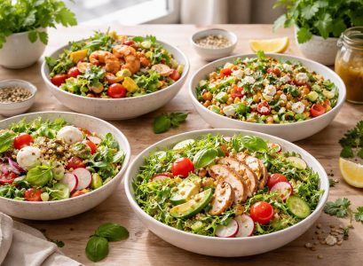 découvrez les délicieuses recettes de salade de cyril lignac, parfaites pour un repas léger et savoureux. idées fraîches et faciles à réaliser pour toutes les occasions.