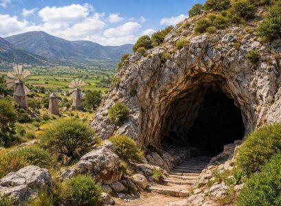 découvrez les merveilles du plateau de lassithi, entre la grotte mythique de psychro et les célèbres moulins à vent. un voyage inoubliable au cœur de la crète authentique.