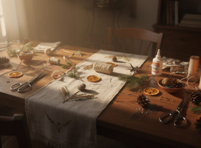 découvrez comment créer un chemin de table festif fait main grâce à notre guide diy inspirant, idéal pour sublimer vos décorations de fêtes.