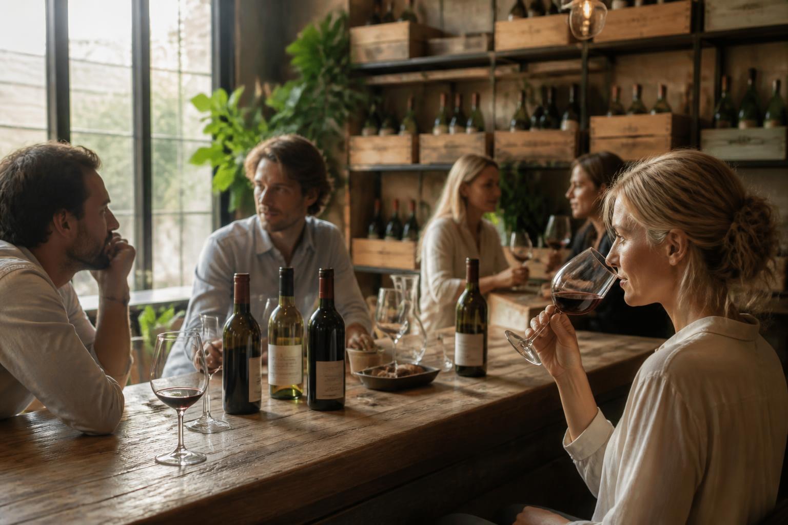découvrez le bar à vins bio, un lieu unique où les amateurs de vin savourent des dégustations durables et respectueuses de l'environnement.