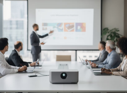 découvrez les avantages du vidéoprojecteur bureautique wi-fi pour des présentations professionnelles fluides, sans câbles et de haute qualité, favorisant la collaboration et l'efficacité.