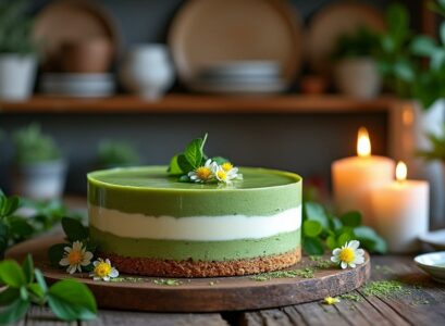 découvrez les bienfaits de l’entremet au thé matcha : un dessert raffiné, savoureux et sain, riche en antioxydants et parfait pour allier plaisir et bien-être lors de vos pauses gourmandes.