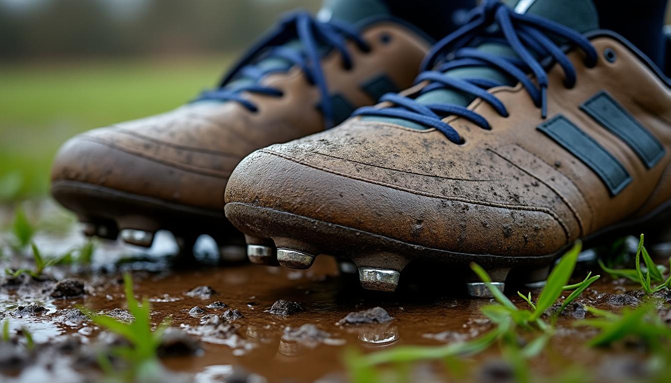 découvrez notre sélection de crampons de rugby chez decathlon, spécialement conçus pour offrir adhérence et performance sur terrains boueux. trouvez le modèle adapté à vos besoins et jouez en toute confiance !