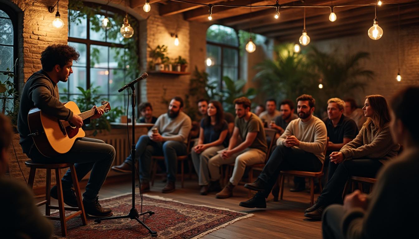 découvrez comment captiver votre public lors d'un concert acoustique en petit comité grâce à des astuces pour créer une ambiance intime et une connexion authentique.