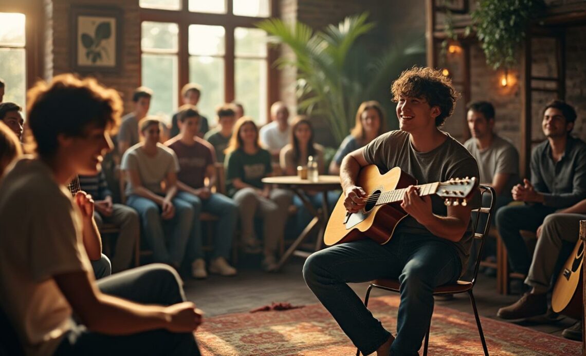 découvrez comment captiver votre public lors d'un concert acoustique en petit comité grâce à des astuces simples et efficaces pour créer une atmosphère intime et mémorable.