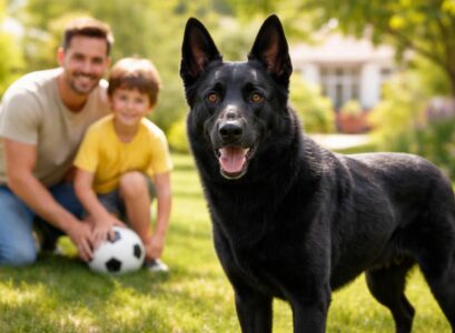 découvrez le malinois black, un chien loyal, intelligent et dévoué, idéal pour accompagner toute la famille avec énergie et affection.