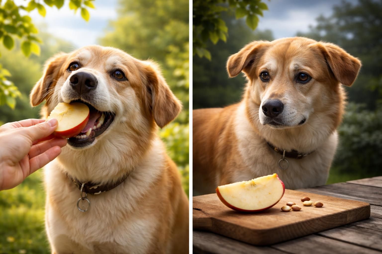 découvrez si vous pouvez donner de la pomme à votre chien, avec un aperçu des bienfaits pour sa santé et des risques à prendre en compte.