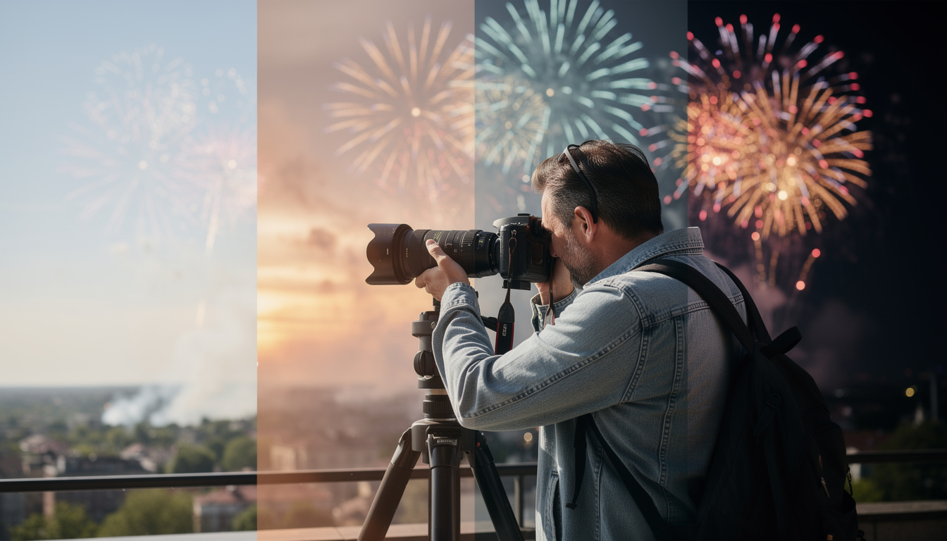 apprenez à photographier un feu d'artifice et transformez ce spectacle éblouissant en une œuvre d'art visuel grâce à nos conseils et techniques.