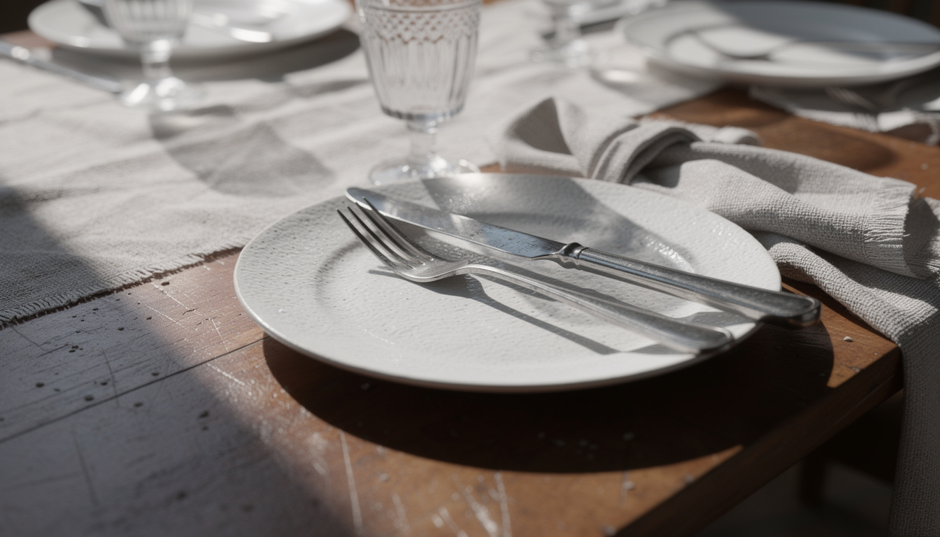 découvrez l'art de placer vos couverts en fin de repas pour un service élégant et respectueux des traditions de la table française.