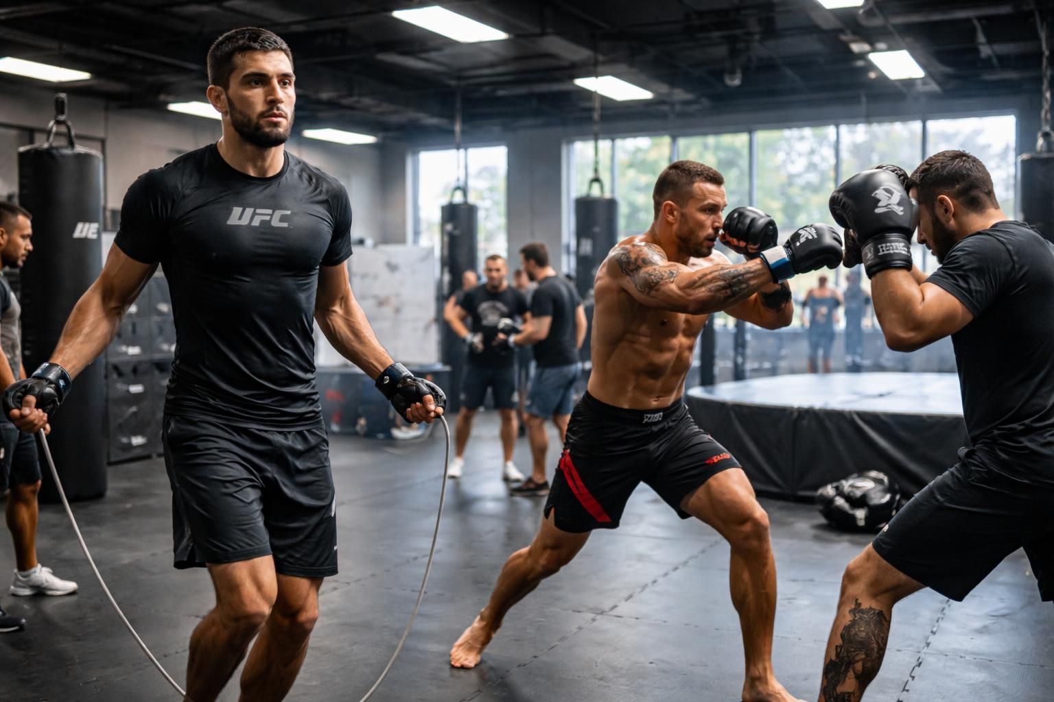 découvrez les coulisses et les préparatifs intenses des combattants makhachev et poirier avant l'affrontement épique de l'ufc 302. plongez au cœur de l'action dès maintenant !