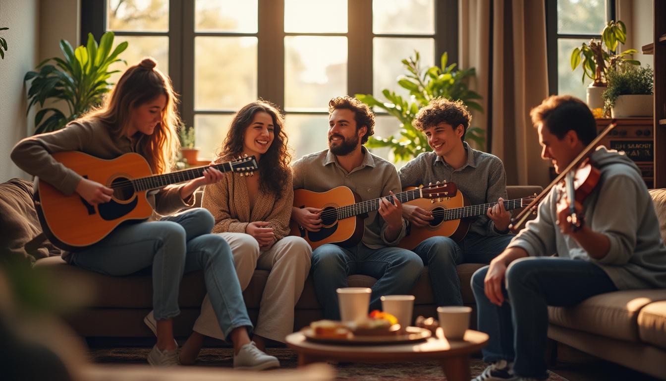 découvrez pourquoi partager des moments musicaux improvisés entre amis est une méthode naturelle et efficace pour réduire le stress et renforcer les liens.