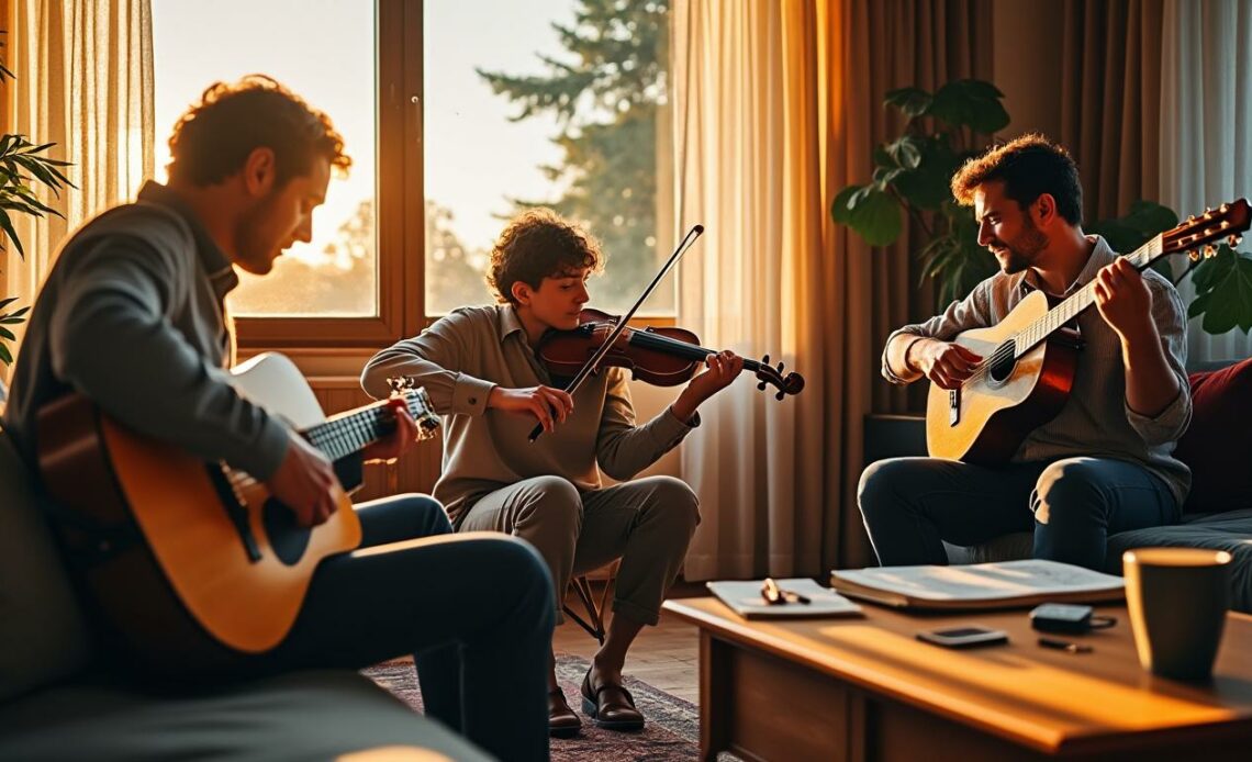 découvrez comment une session musicale improvisée entre amis peut réduire le stress, renforcer les liens et apporter joie et détente au quotidien.