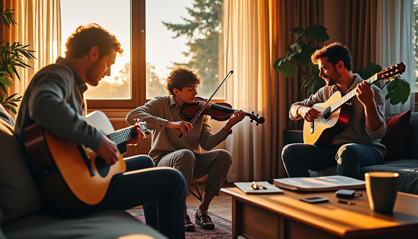 découvrez comment une session musicale improvisée entre amis peut réduire le stress, renforcer les liens et apporter joie et détente au quotidien.