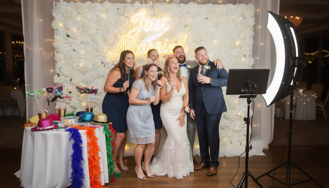 découvrez pourquoi un photobooth fun est un incontournable pour divertir vos invités et créer des souvenirs inoubliables lors de votre mariage.