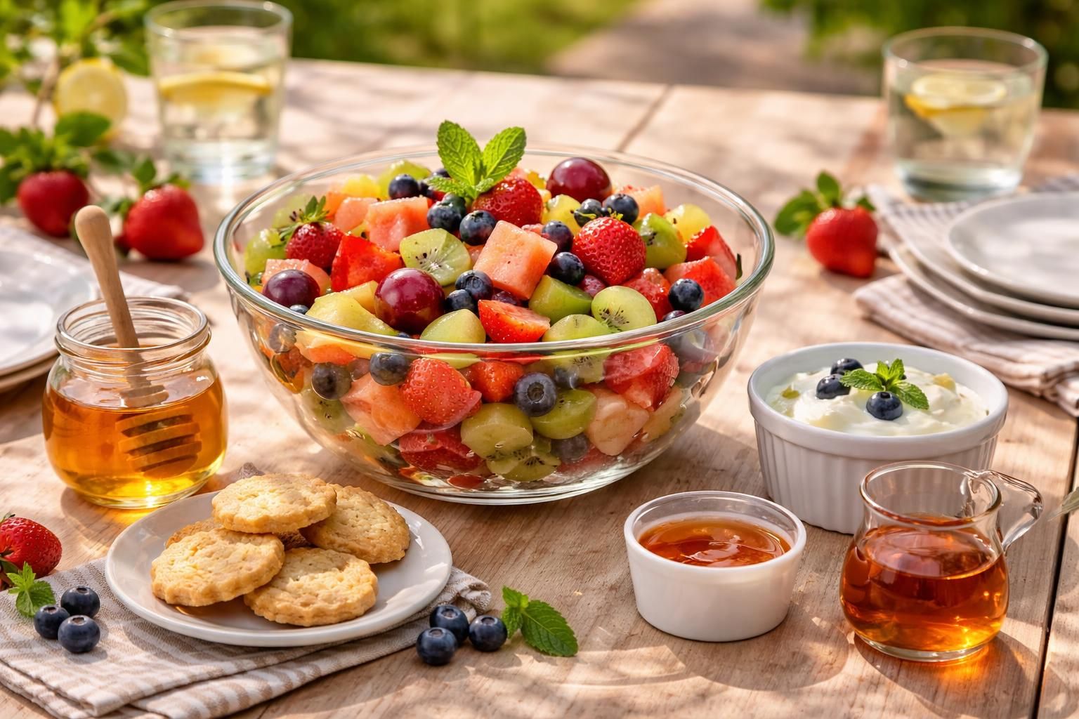 découvrez des idées gourmandes pour accompagner votre salade de fruits et apporter une touche sucrée parfaite à votre dessert.