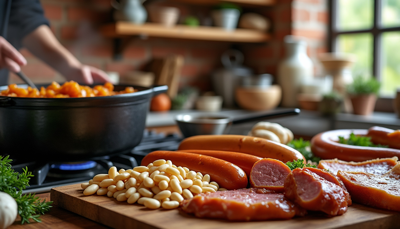 découvrez la recette du cassoulet de julie dans carnet de julie ! un plat authentique et convivial à partager entre amis pour un moment gourmand et chaleureux.
