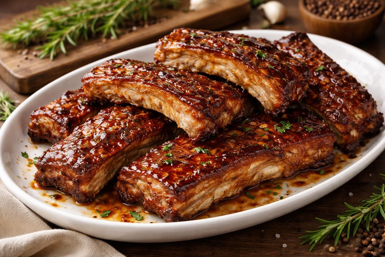 découvrez la recette incontournable des travers de porc fondants au four sans miel. apprenez le secret d'une viande juteuse et savoureuse, idéale pour un repas gourmand et facile à préparer.