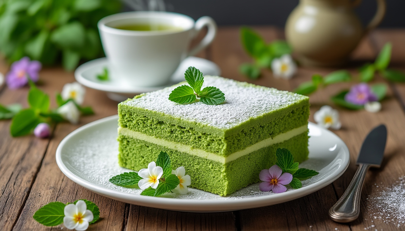 découvrez une recette facile de sponge cake au matcha, parfait pour impressionner vos invités avec un dessert léger, moelleux et délicieusement parfumé. suivez nos étapes simples pour réussir à coup sûr ce gâteau tendance.