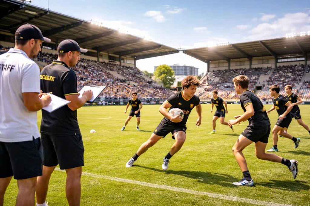 découvrez comment le stade rochelais profite de la saison estivale pour recruter de jeunes talents prometteurs et renforcer son équipe.
