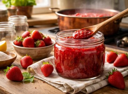 découvrez les secrets de nos grands-mères pour préparer de délicieuses confitures de fraises maison en seulement 6 minutes, simples et savoureuses.