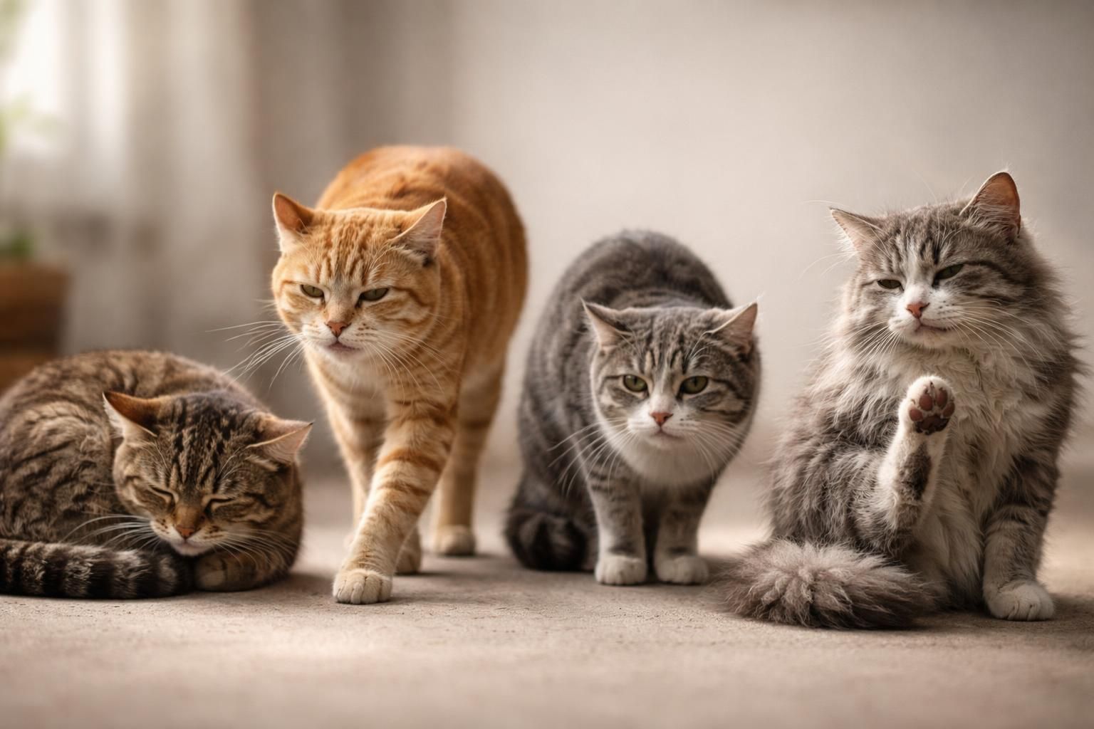 découvrez comment identifier les signes de souffrance chez le chat grâce à l'observation de ses différentes positions corporelles.