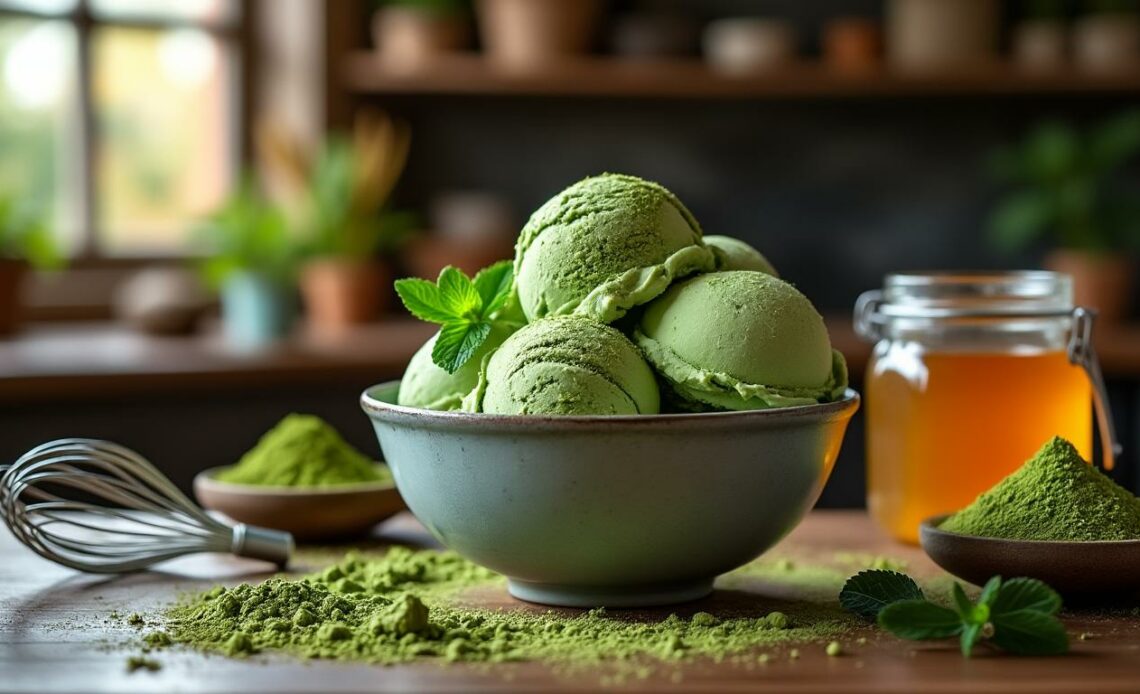 découvrez comment préparer une savoureuse glace au thé matcha sans sorbetière, une recette facile et rafraîchissante qui séduira tous les amateurs de douceurs japonaises.