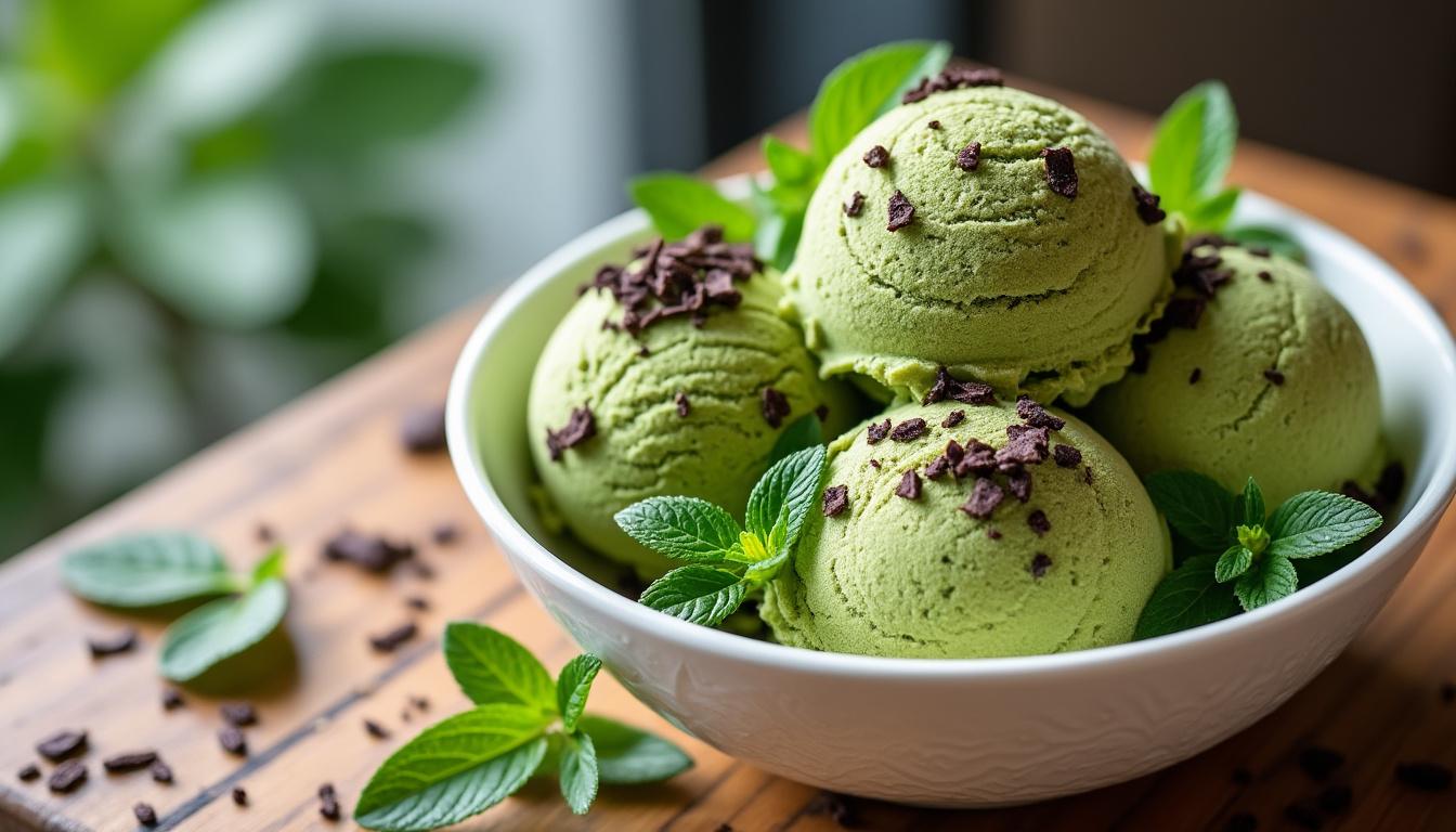 découvrez une délicieuse recette de glace au thé matcha sans sorbetière, facile à réaliser chez vous. rafraîchissante et onctueuse, cette douceur japonaise saura séduire tous les amateurs de saveurs originales !