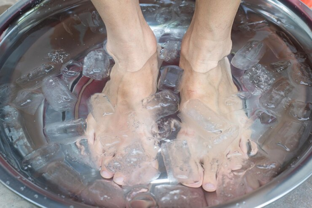 bain de pieds