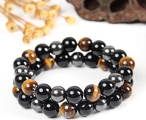 bracelet obsidienne noire