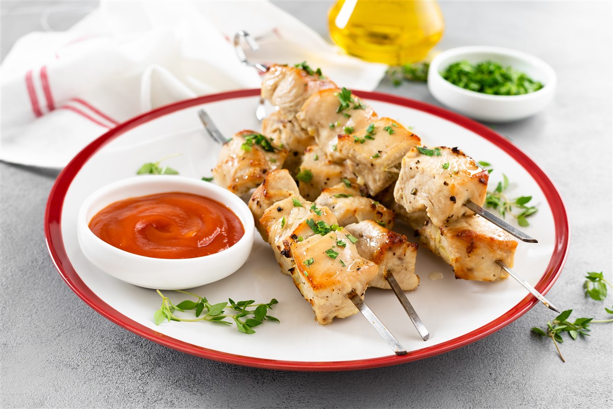 brochettes parfaitement proportionnées