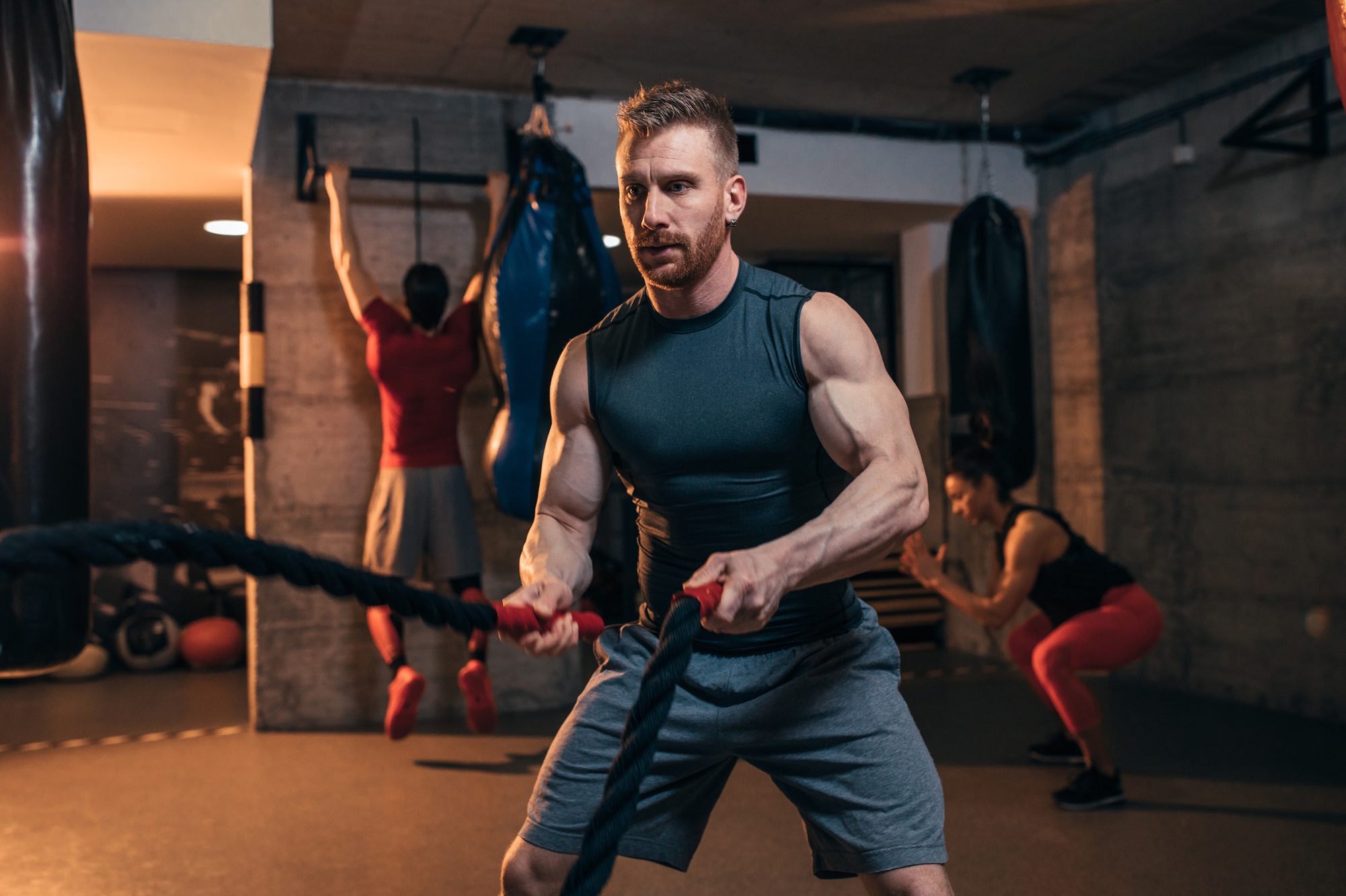 Including strength training in his workout