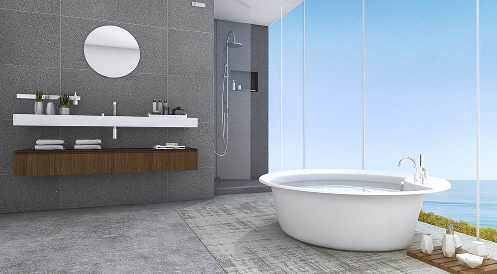 salle de bain à l'italienne