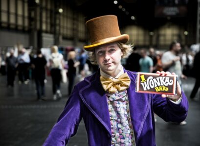 une tablette de chocolat Wonka